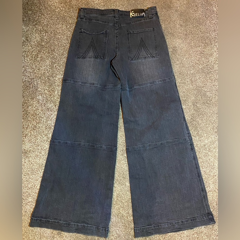 Dolls Kill Delia*s Whimsical Ways Overdized Baggy Jeans - Picture 2 of 8